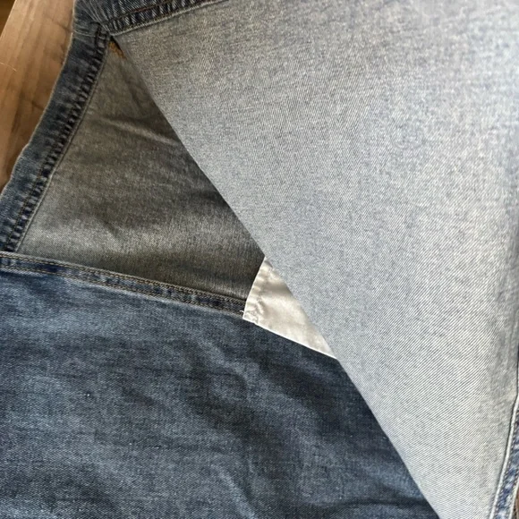 BDG Urban Outfitters Denim Wrap Mini Skirt with Belted Tie - Picture 5 of 9